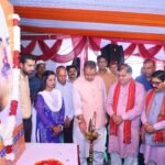 युवा मोर्चा ने तलवार भेंट कर किया भट्ट का अभिनंदन, जोशी, पंत, नेहा जोशी सहित अनेक नेता रहे मौजूद