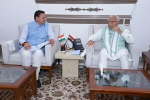 धामी ने द्वितीय चरण में ₹425 करोड़ की धनराशि अनुमोदन का अनुरोध किया