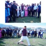 मुख्यमंत्री धामी ने खिलाड़ियों के साथ फुटबॉल, हॉकी एवं अन्य खेल गतिविधियों में भी सहभागिता की