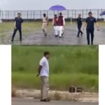 धामी मैदान में, राहुल इंतजार में — उत्तराखंड की राजनीति की दो तस्वीरें। 