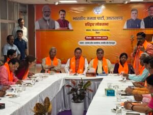सीएम धामी ने पौड़ी, टिहरी और हरिद्वार लोकसभा क्षेत्रों के संगठन की समीक्षा कर बूथ स्तर तक मजबूती पर दिया जोर