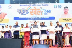 राष्ट्रीय खेल दिवस पर मुख्यमंत्री धामी ने हल्द्वानी को दी बड़ी सौगात, ₹43.50 करोड़ के क्रीड़ा विश्वविद्यालय निर्माण कार्यों का किया शिलान्यास