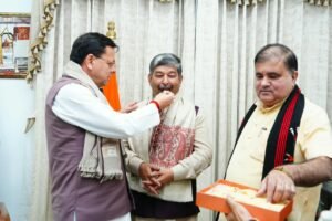 दिनेश आर्य के अनुभव और जनसेवा से उत्तराखंड के मुद्दों को संसद में मिलेगी प्रभावी आवाज: मुख्यमंत्री धामी